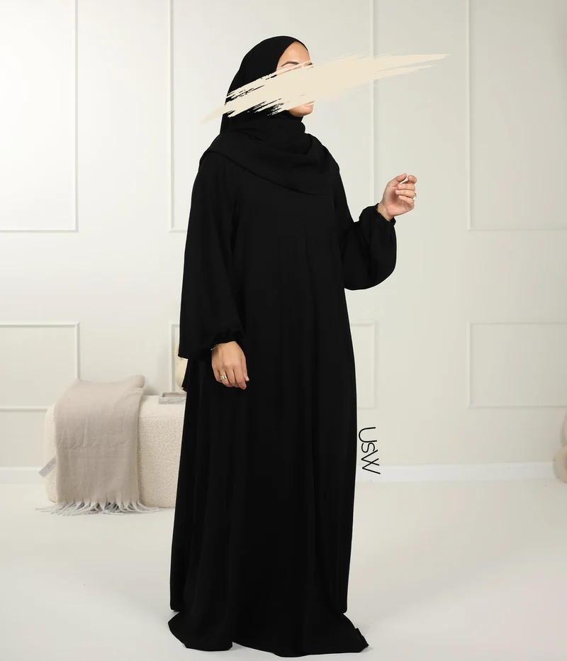 UsW - Pearl Puff Abaya SET