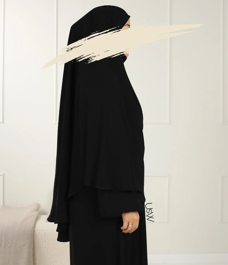 UsW - Pearl Puff Abaya SET