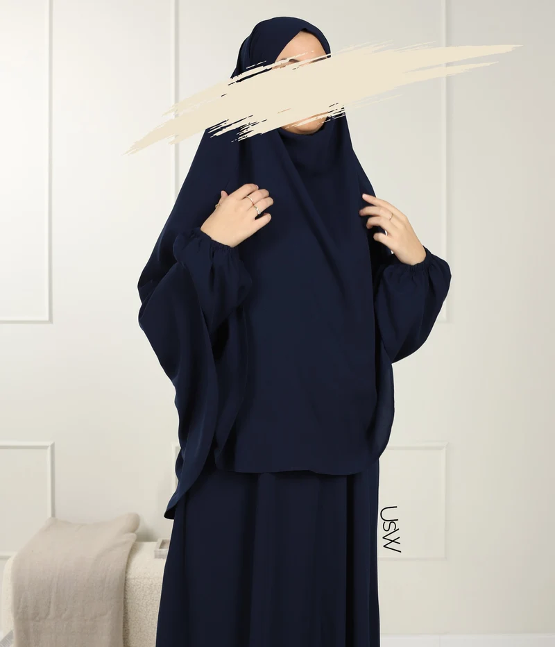 UsW - Pearl Puff Abaya SET