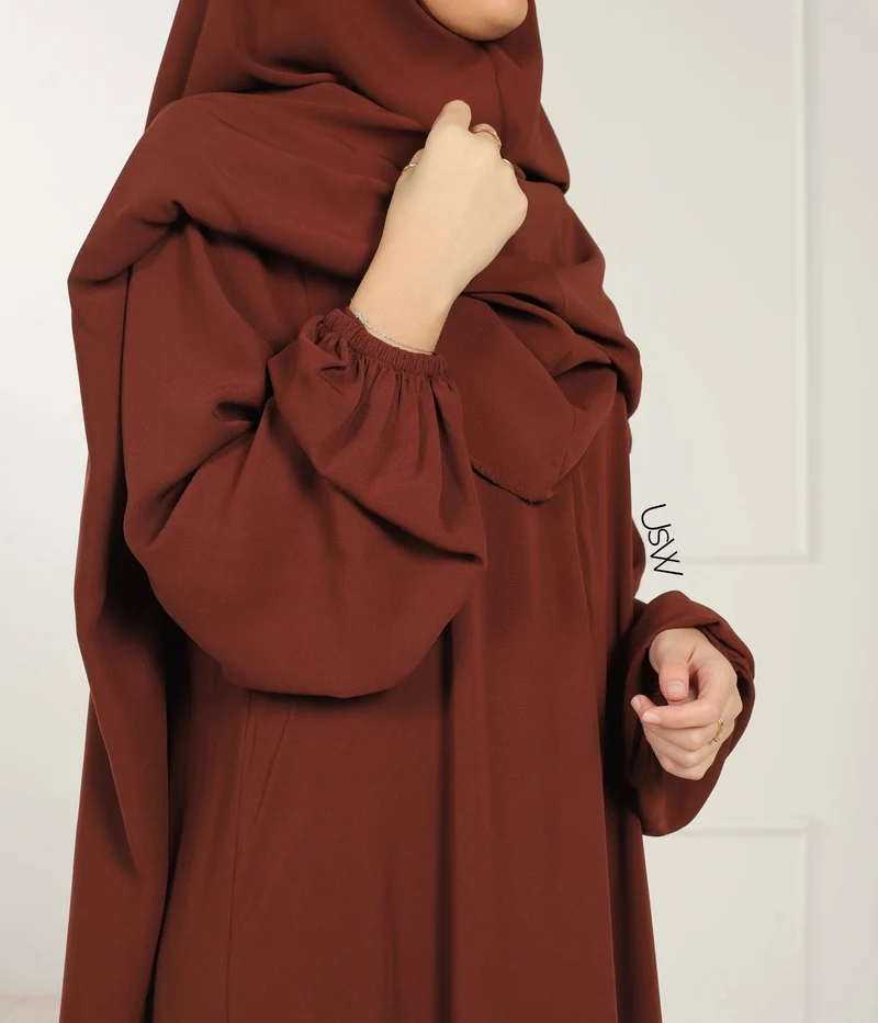 UsW - Pearl Puff Abaya SET