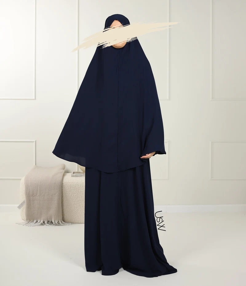 UsW - Pearl Puff Abaya SET