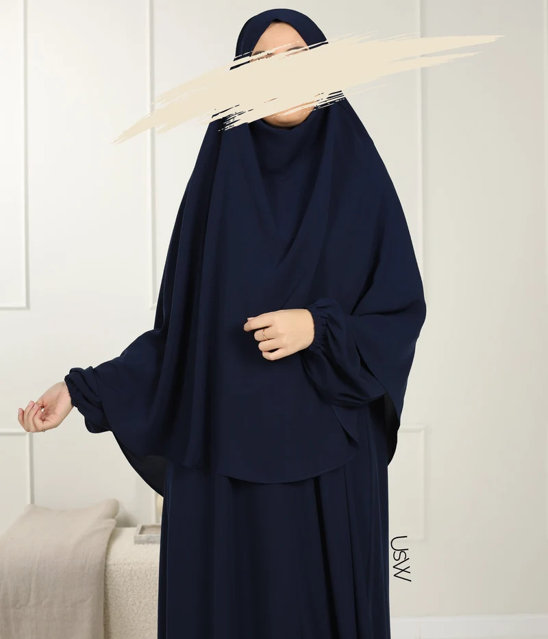 UsW - Pearl Puff Abaya SET