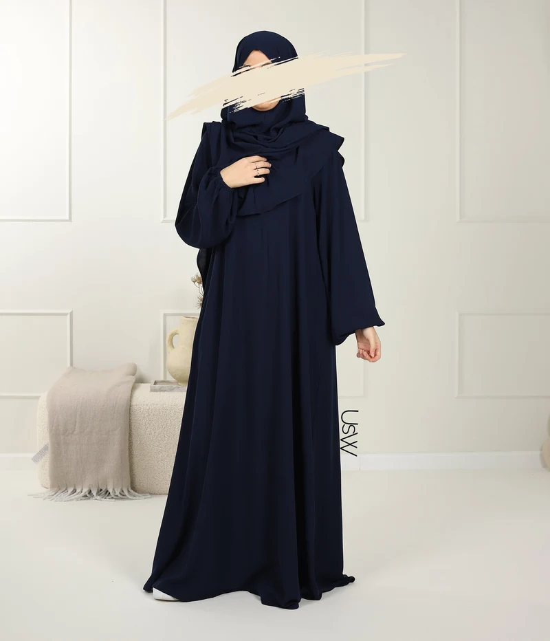 UsW - Pearl Puff Abaya SET
