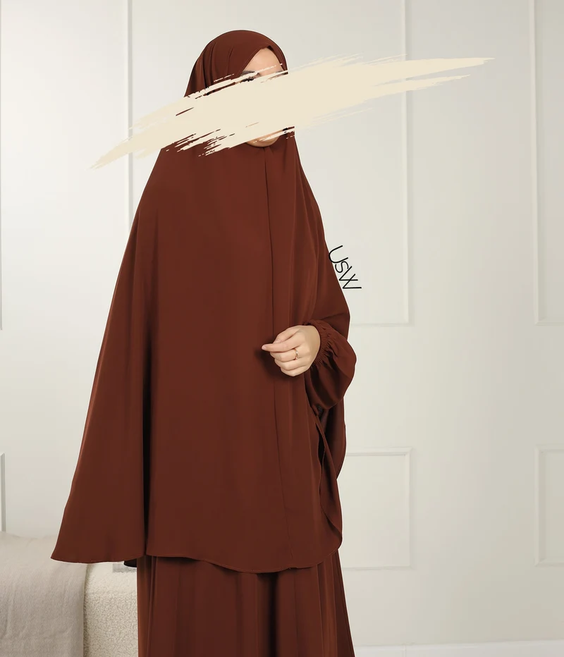 UsW - Pearl Puff Abaya SET