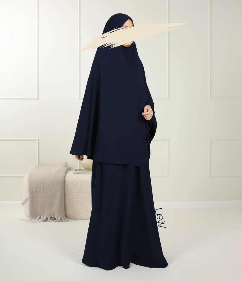 UsW - Pearl Puff Abaya SET