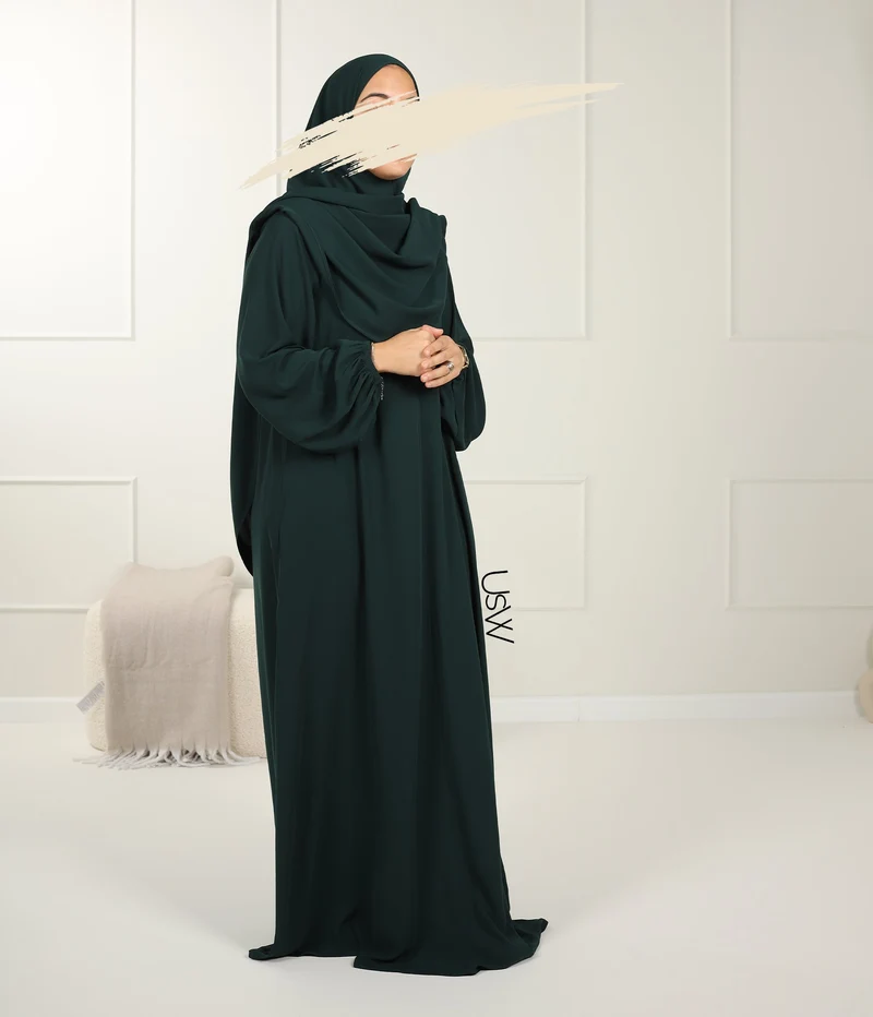 UsW - Pearl Puff Abaya SET