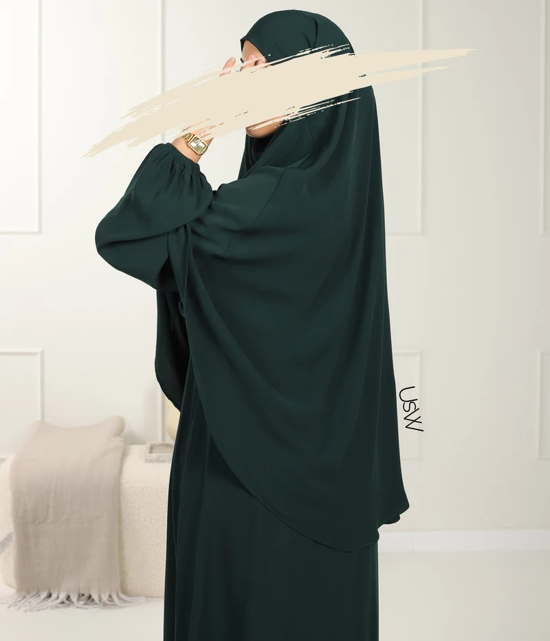 UsW - Pearl Puff Abaya SET