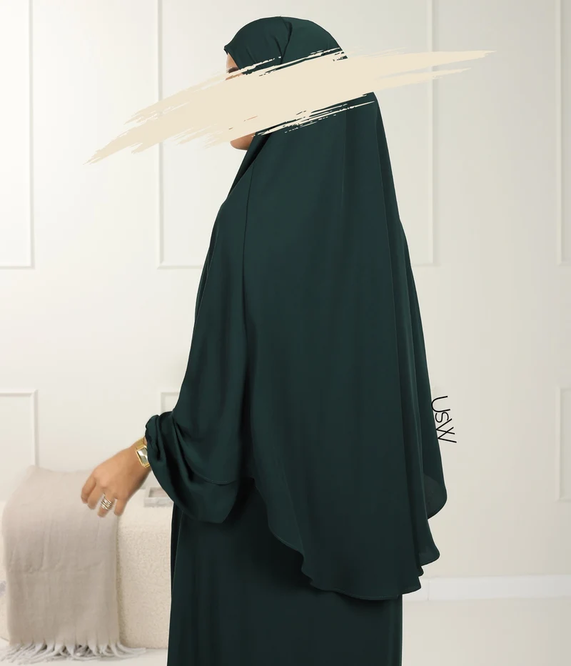 UsW - Pearl Puff Abaya SET