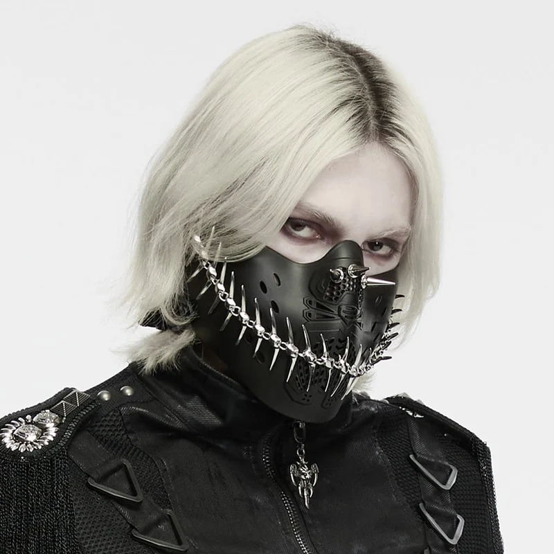 Unisex Punk Stachel-Kiefermaske