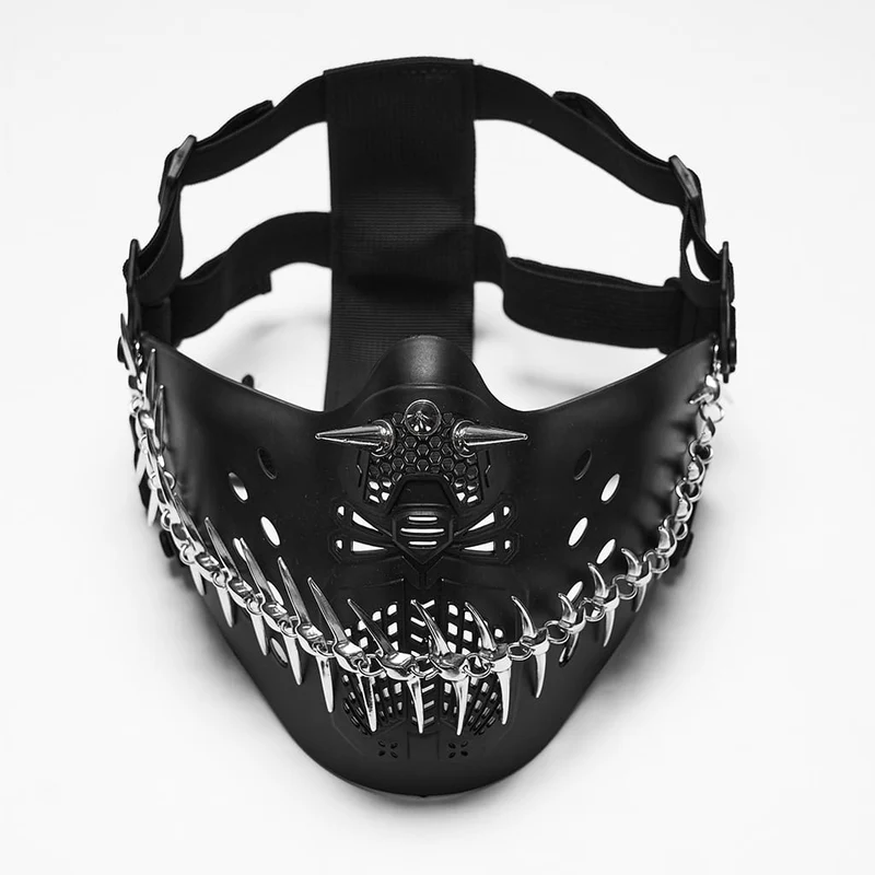 Unisex Punk Stachel-Kiefermaske