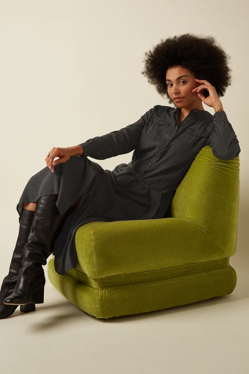 Olive Ruffle Dress Tilly