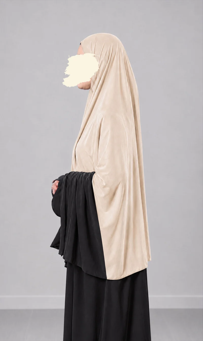 Hochwertiger Modal-Baumwollschal – Beige