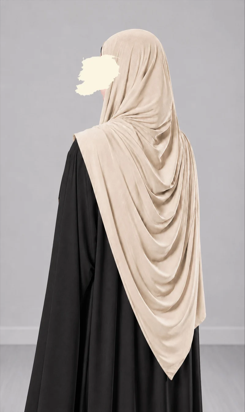 Hochwertiger Modal-Baumwollschal – Beige