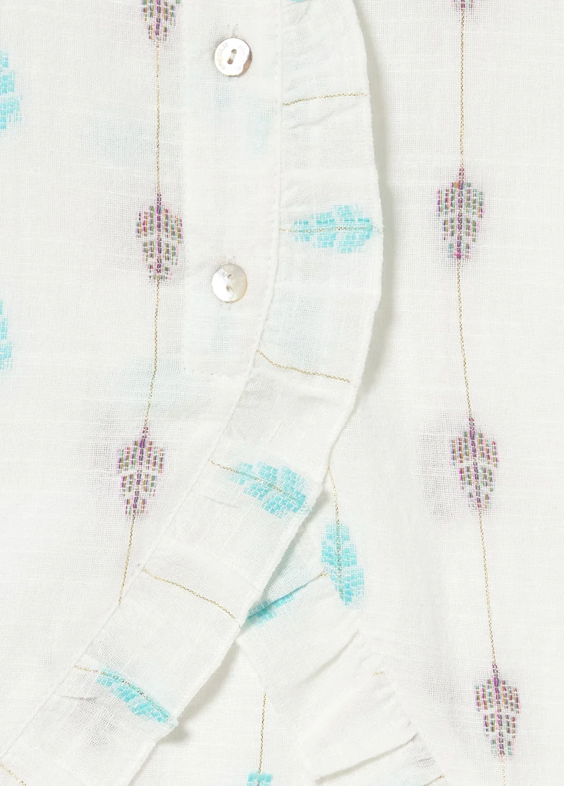 Multiway embroidered blouse