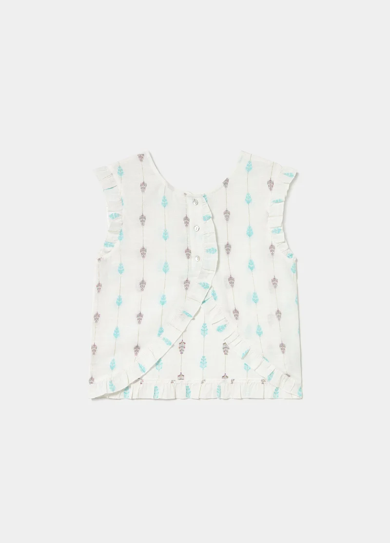 Multiway embroidered blouse