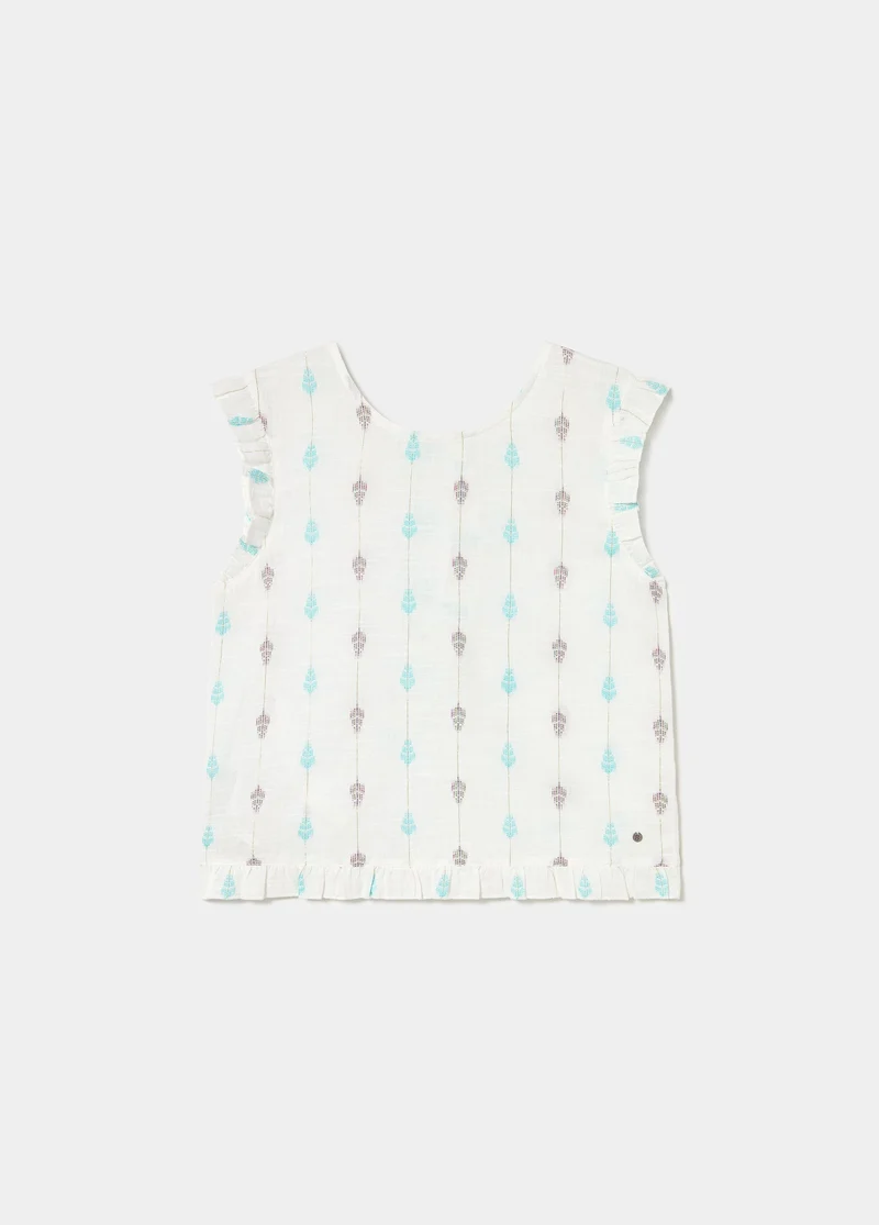 Multiway embroidered blouse