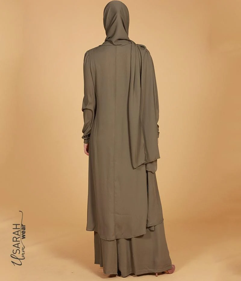 Asala Midikleid Oliv