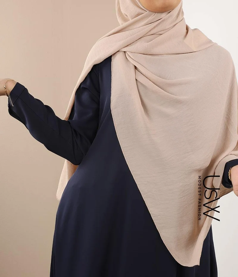 Abaya A-Linie – Ellysa – Blaues Marineblau