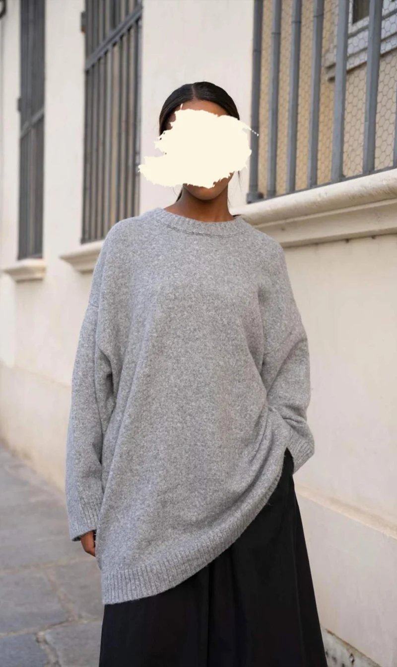 Strickpullover in Übergröße Laura