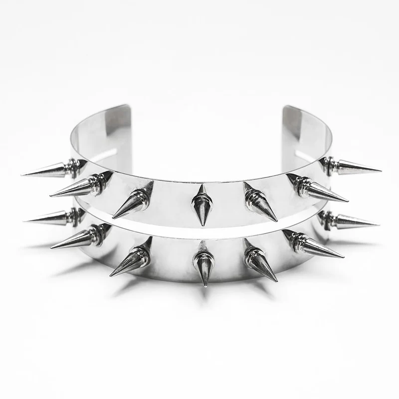 Punk-Choker mit Nieten für Damen