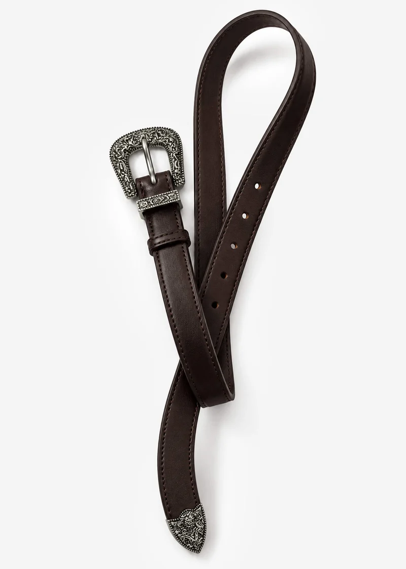 Vintage Gürtel - dunkelbraun