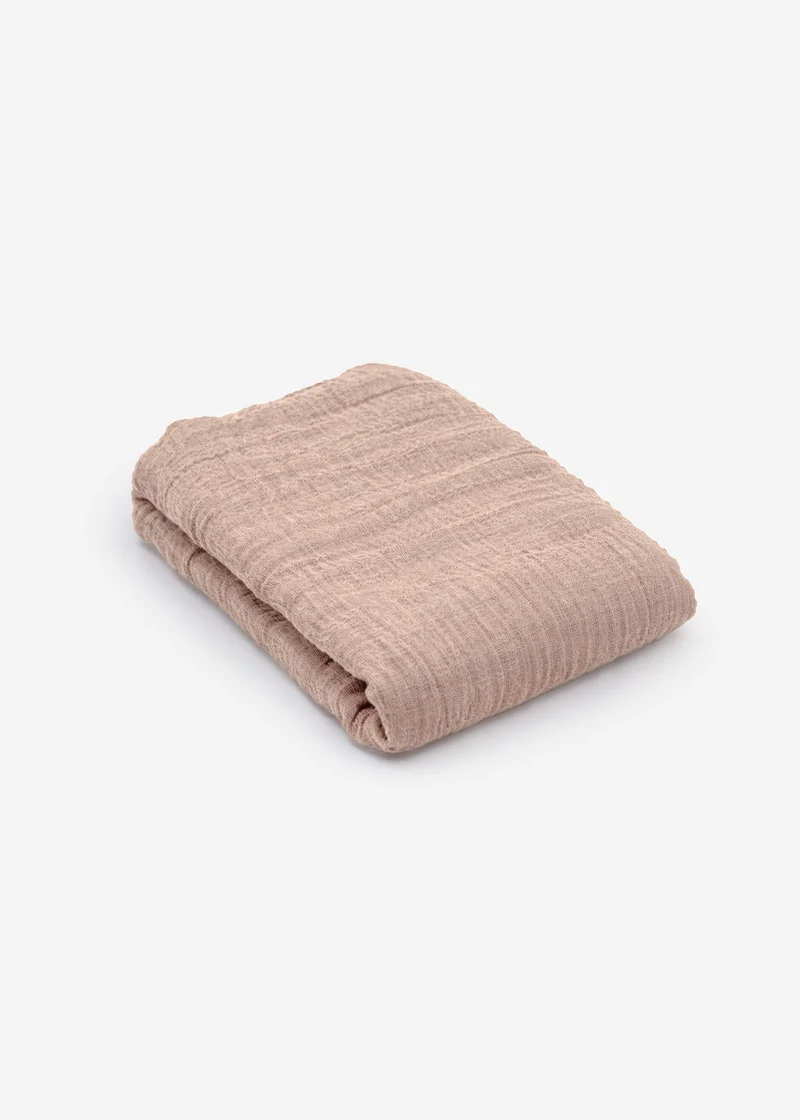 Musselin Schal - taupe