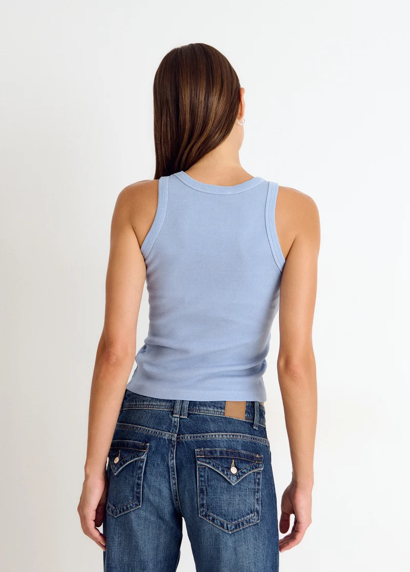 Washed camisole tank top