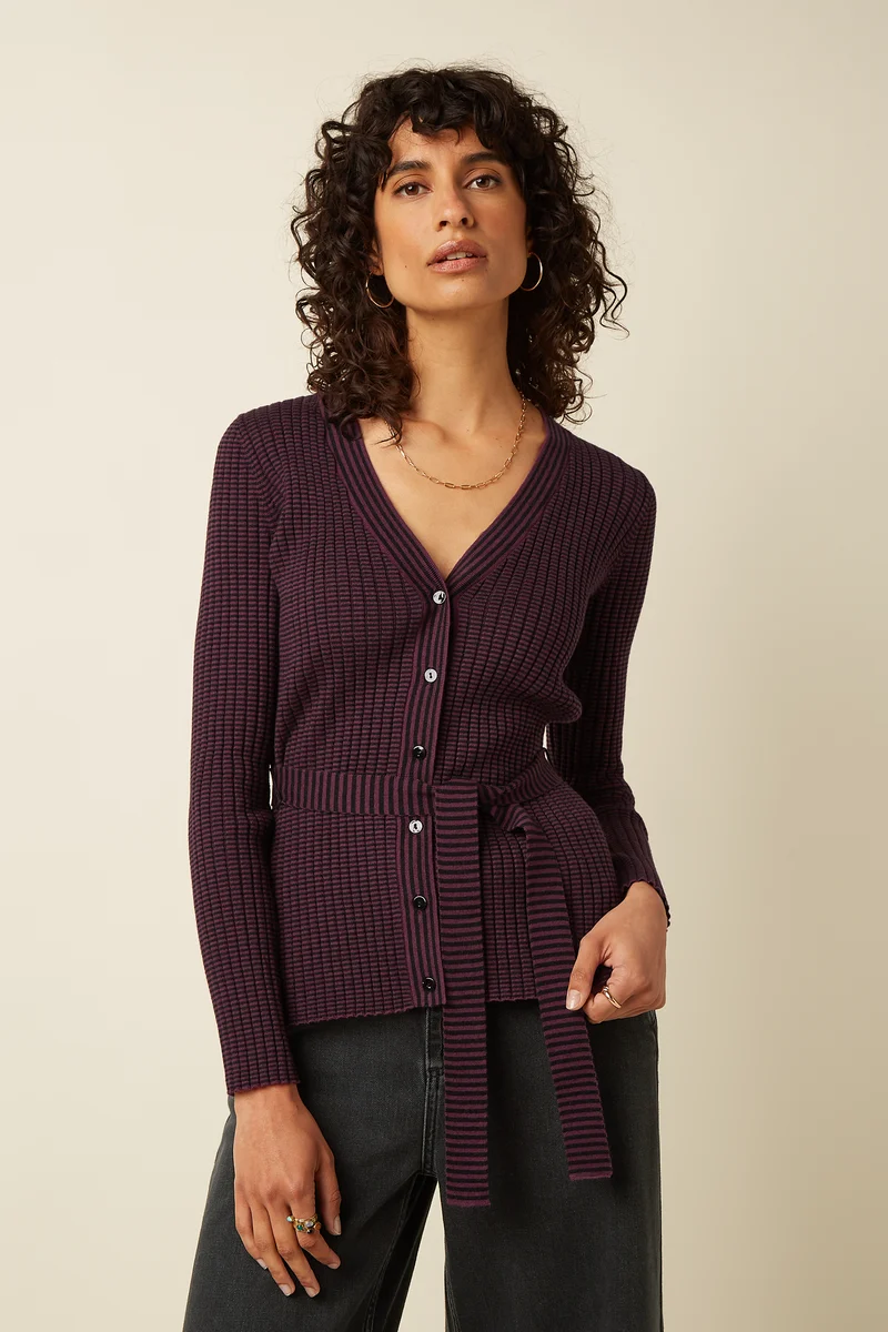 Mila Rib Cardi Sere