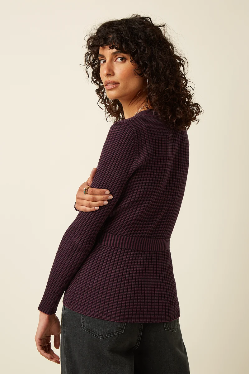 Mila Rib Cardi Sere