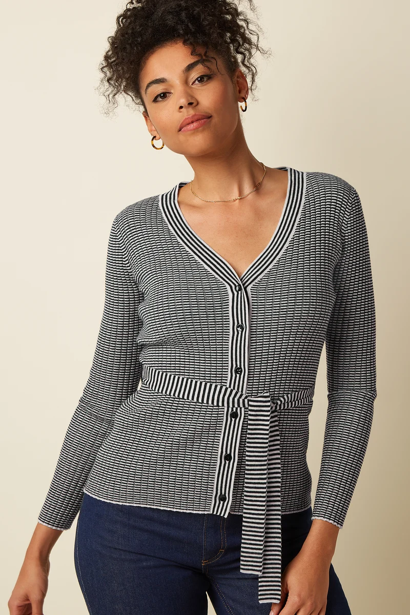 Mila Rib Cardi Sere