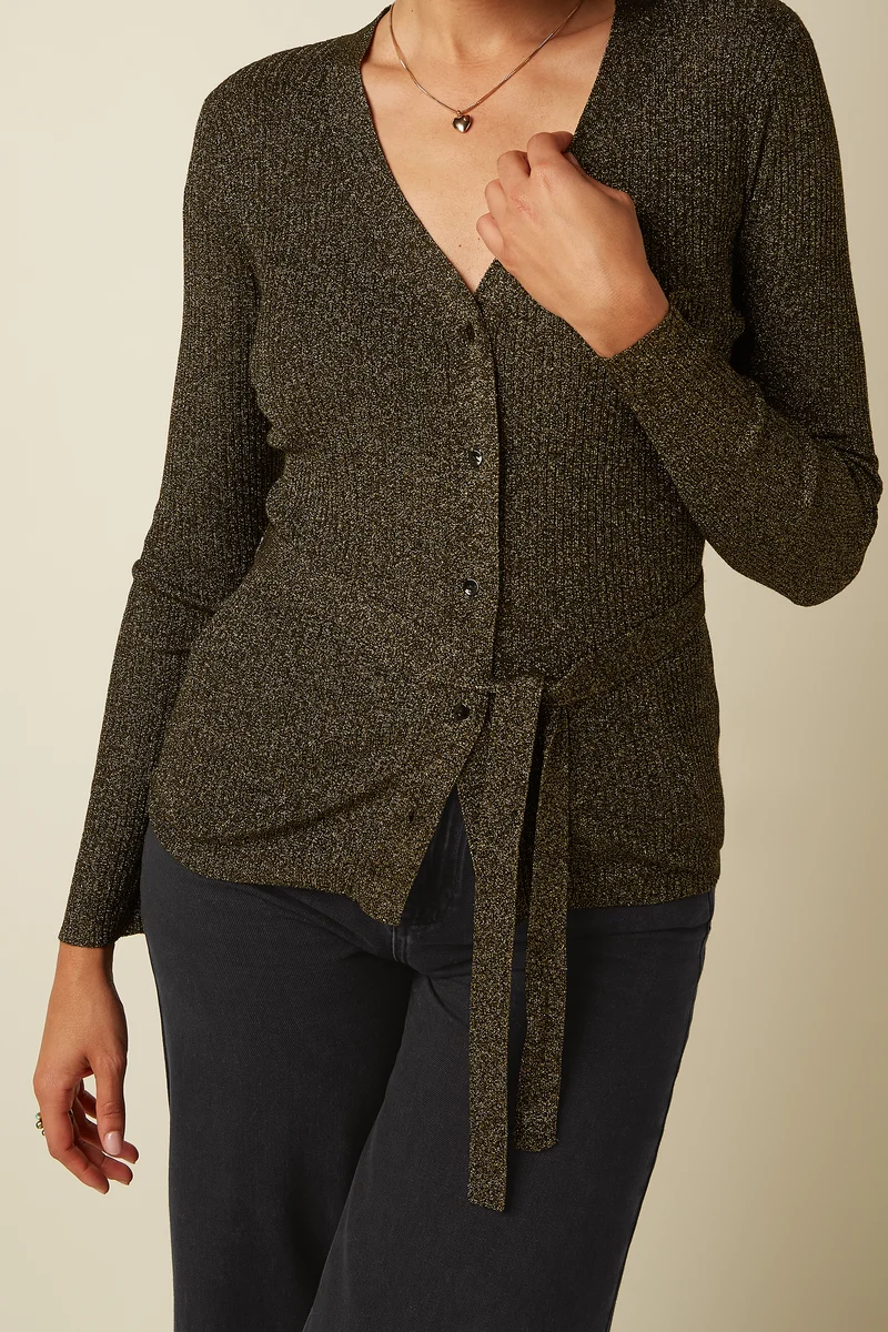 Mila Rib Cardi Fete