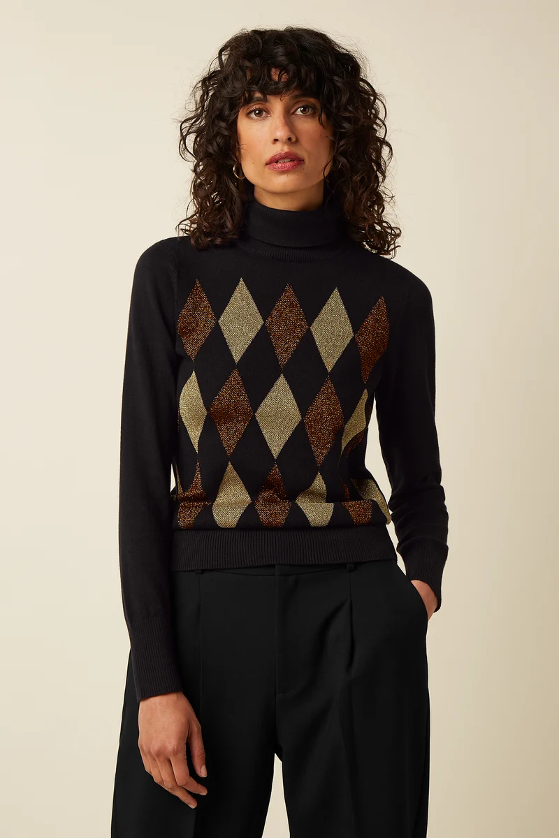 Rollneck Top Glim