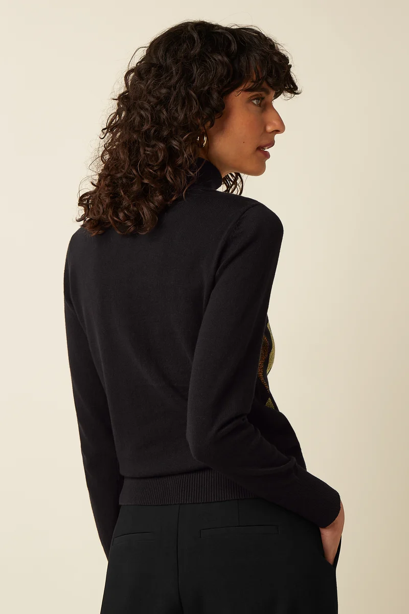 Rollneck Top Glim