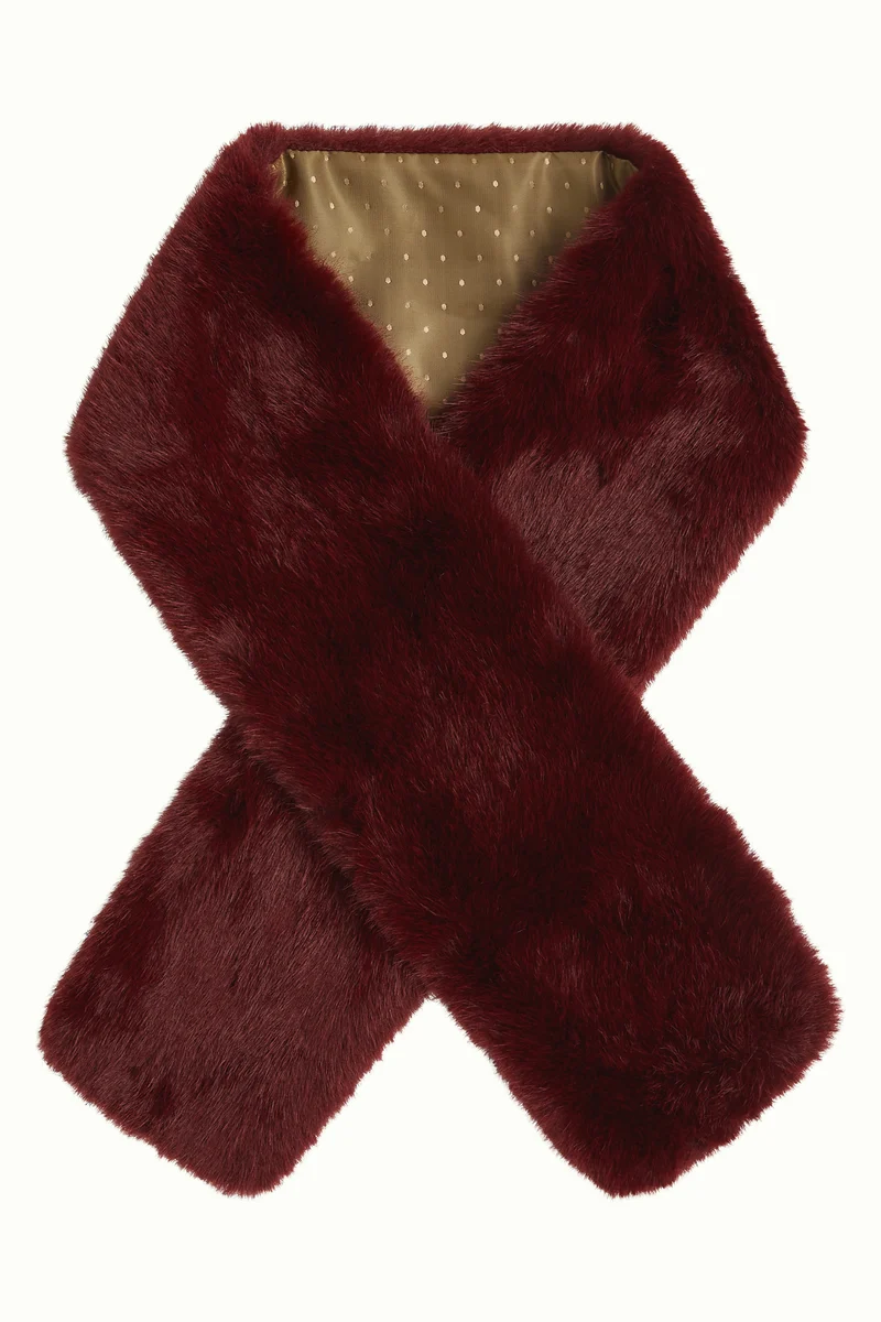 Scarf Silver Fur