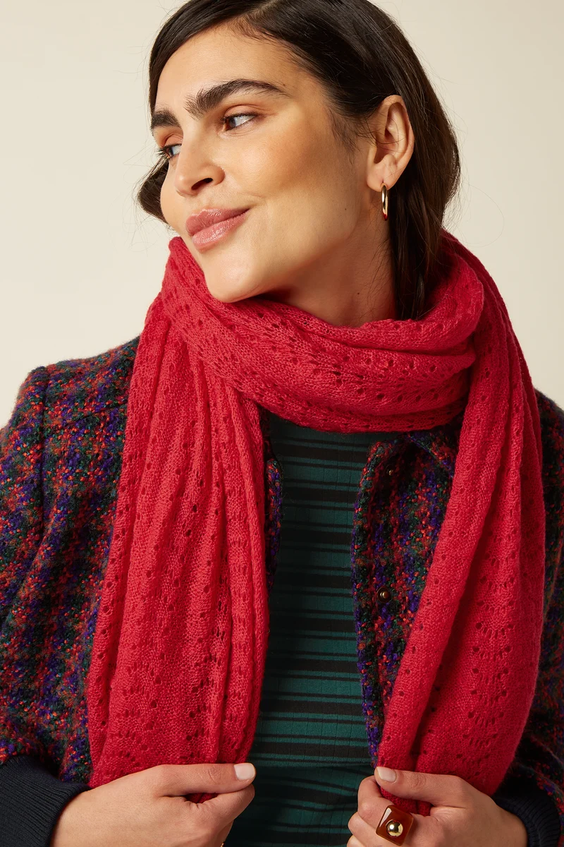 Scarf Ajour Carre