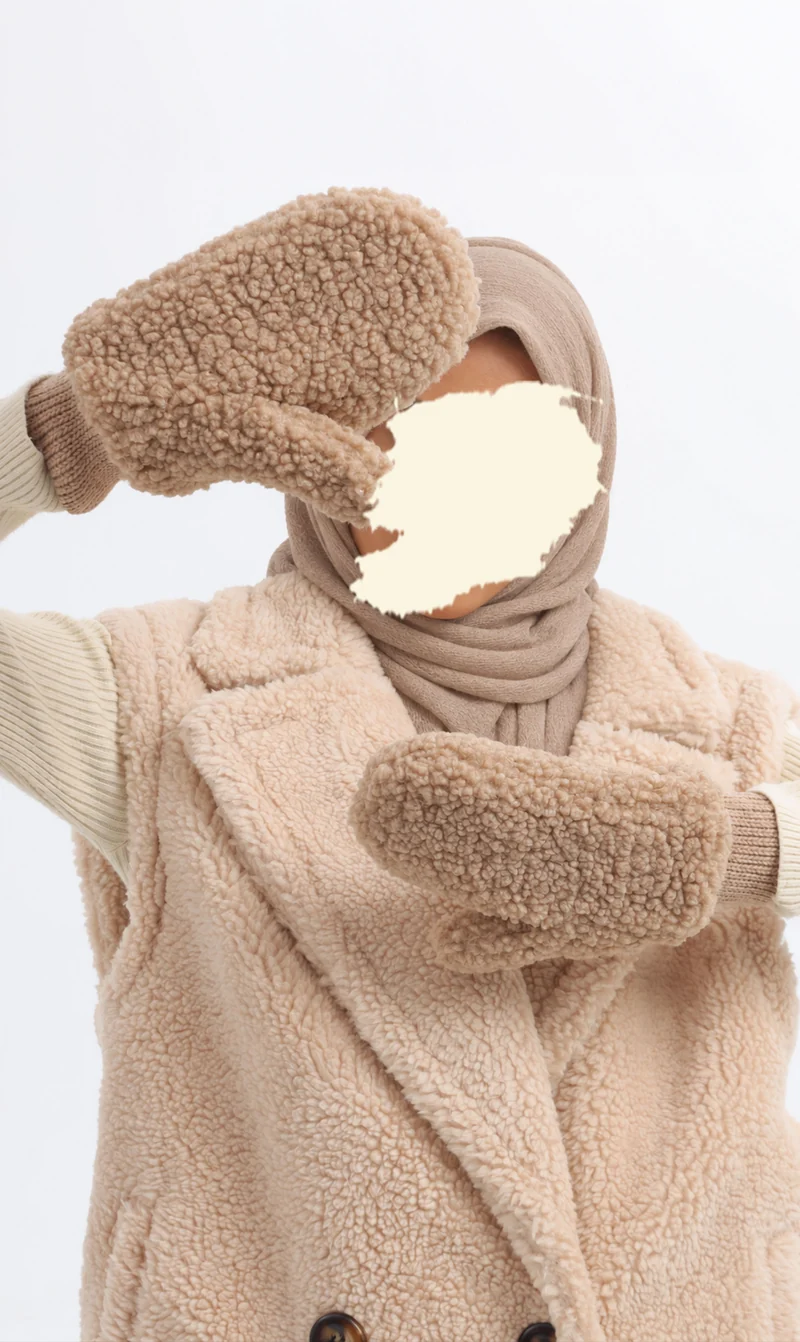 Bouclé-Handschuhe