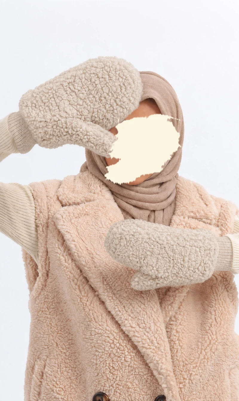Bouclé-Handschuhe