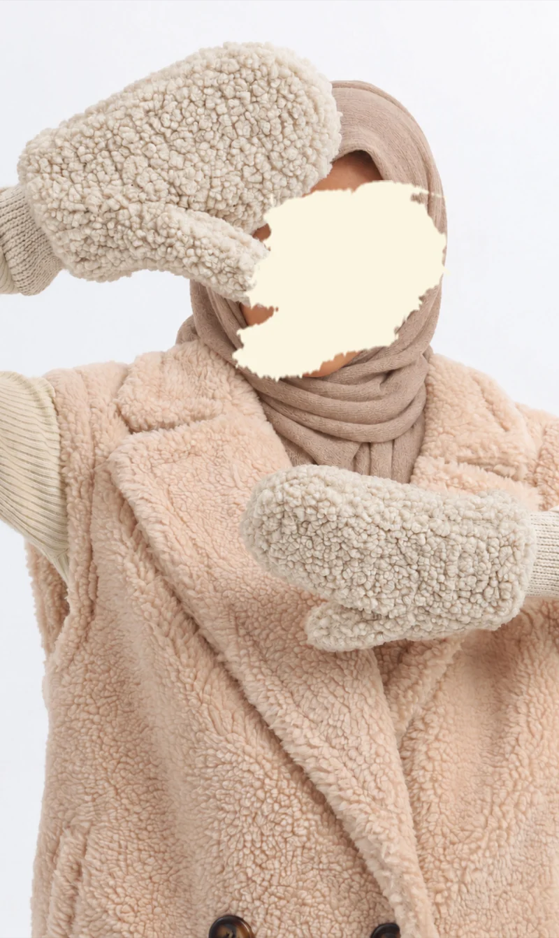 Bouclé-Handschuhe