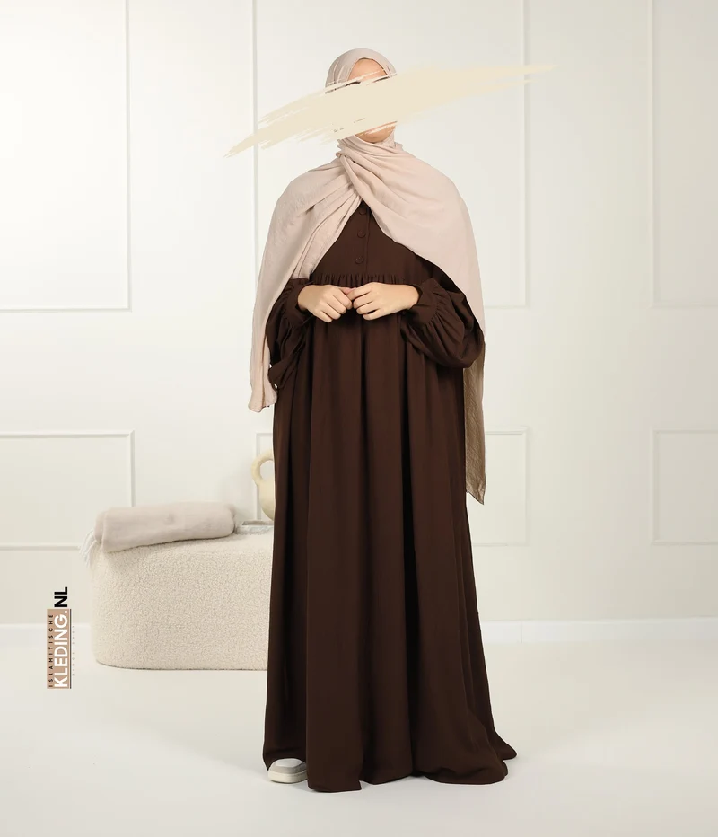 Jilbab Jazz Ballonhülle - Kakao