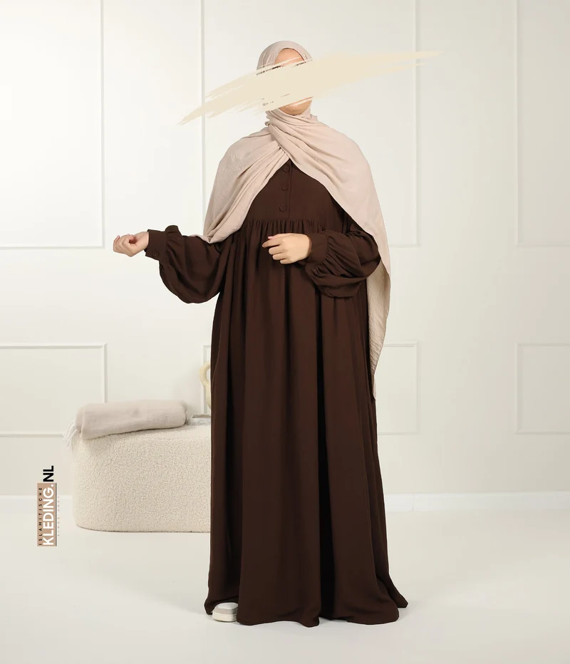 Jilbab Jazz Ballonhülle - Kakao