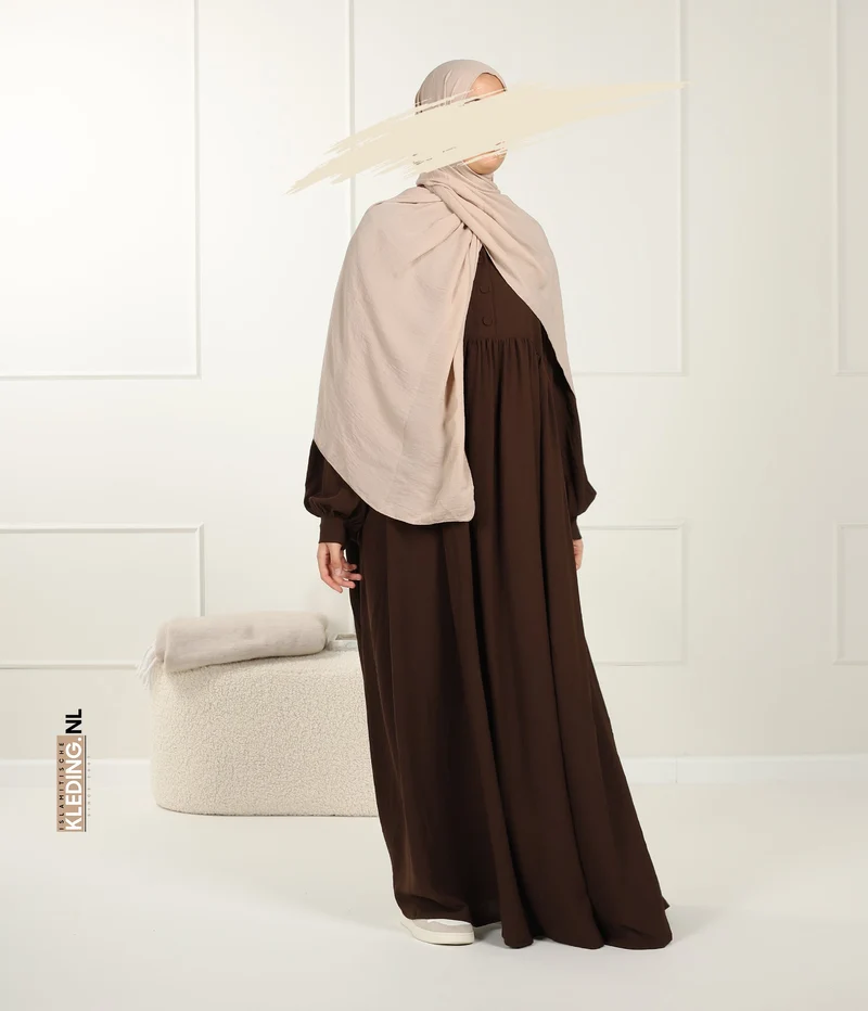 Jilbab Jazz Ballonhülle - Kakao
