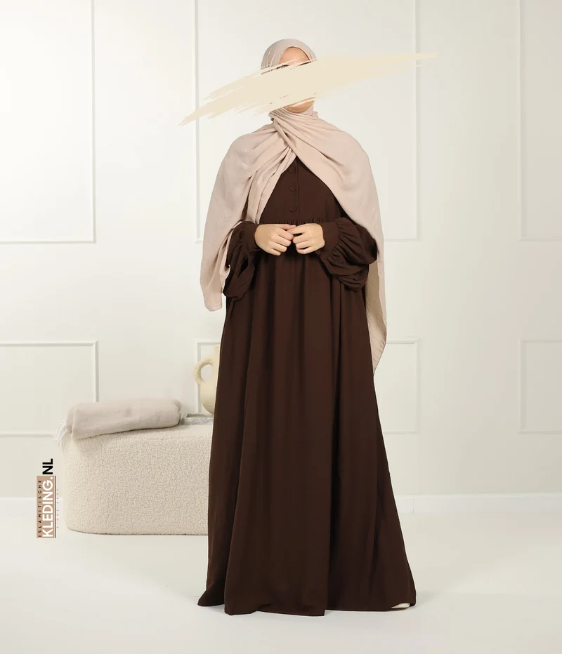 Jilbab Jazz Ballonhülle - Kakao