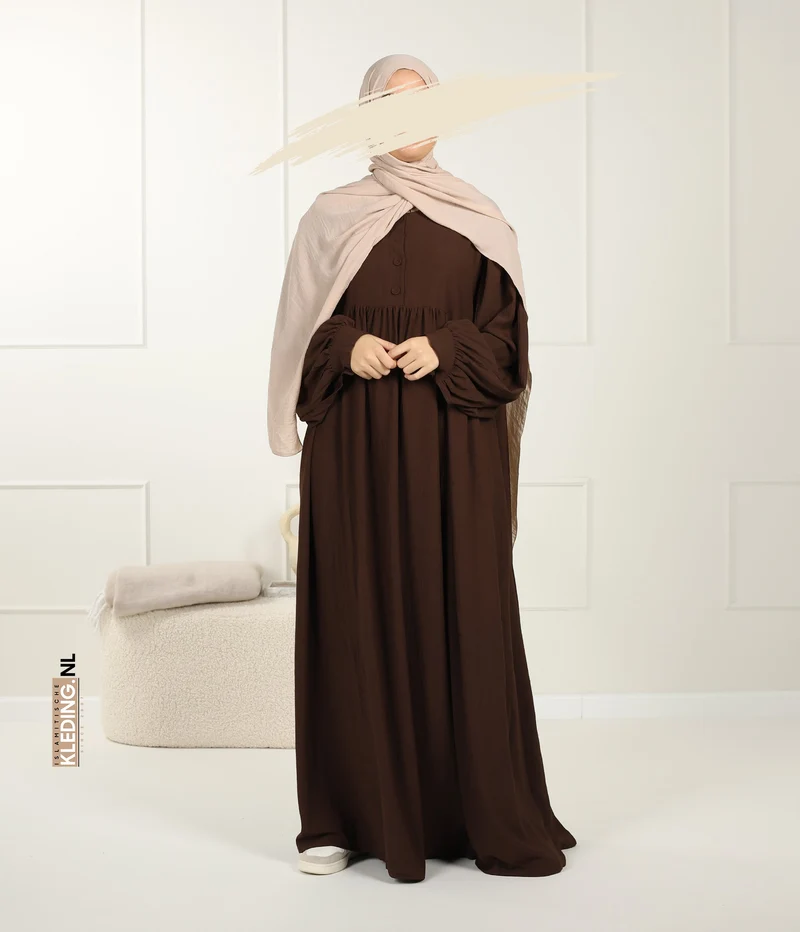 Jilbab Jazz Ballonhülle - Kakao