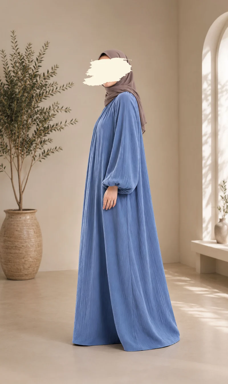 Weiche Baumwoll-Abaya Tifrah