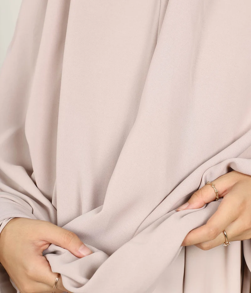 Hip Khimar Stretch Arrzha – Grau Creme