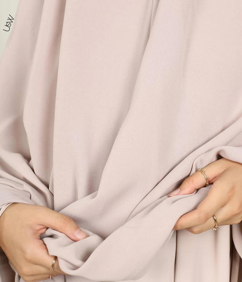 Hip Khimar Stretch Arrzha – Grau Creme