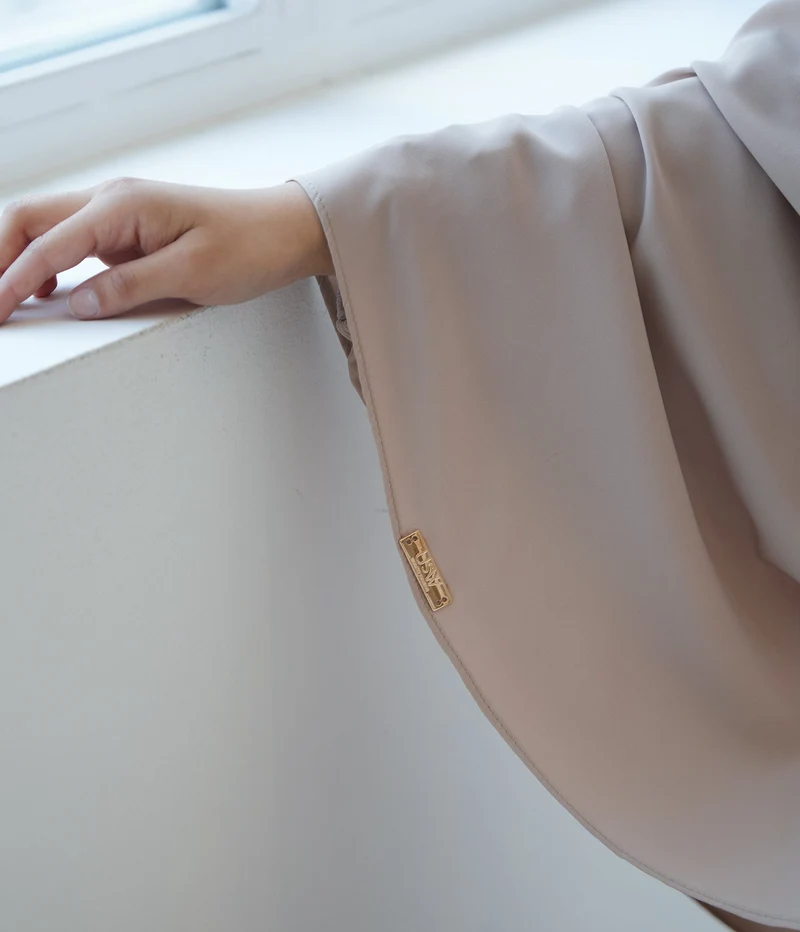 Pearl Puff Abaya SET UsW - Klares Taupe