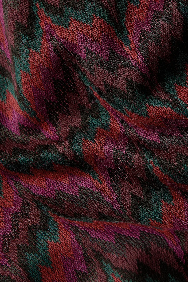 Border Palazzo Pants Estelle Zigzag