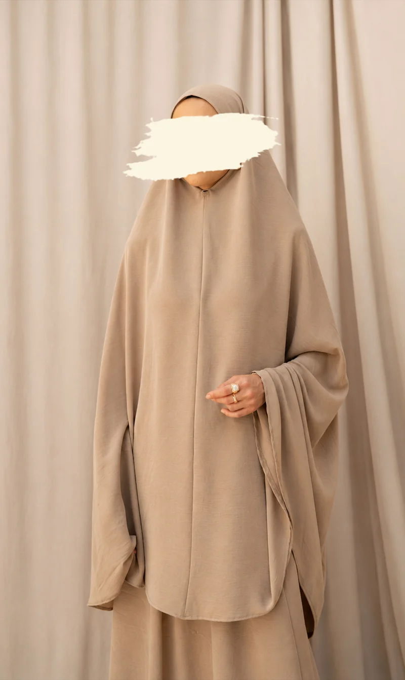Knie-Khimar mit Rock-Set JAZZ - Latte
