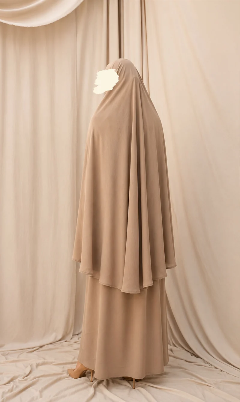 Knie-Khimar mit Rock-Set JAZZ - Latte